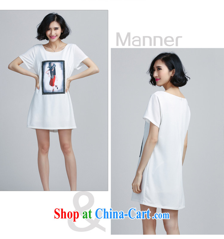 The red Lin 2015 summer new large, female, long, short-sleeved stamp T pension female DM 710 white XXXXXL pictures, price, brand platters! Elections are good character, the national distribution, so why buy now enjoy more preferential! Health