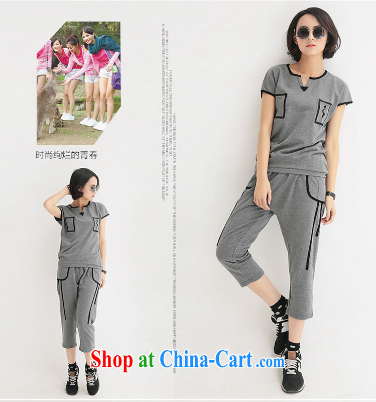 Optimize m Beauty Package Mail Delivery 2015 summer the Code women thick mm package 200 Jack 7 pants with short T bat sleeves Sport Kit blue 2 XL for 135 - 165 Jack pictures, price, brand platters! Elections are good character, the national distribution, so why buy now enjoy more preferential! Health