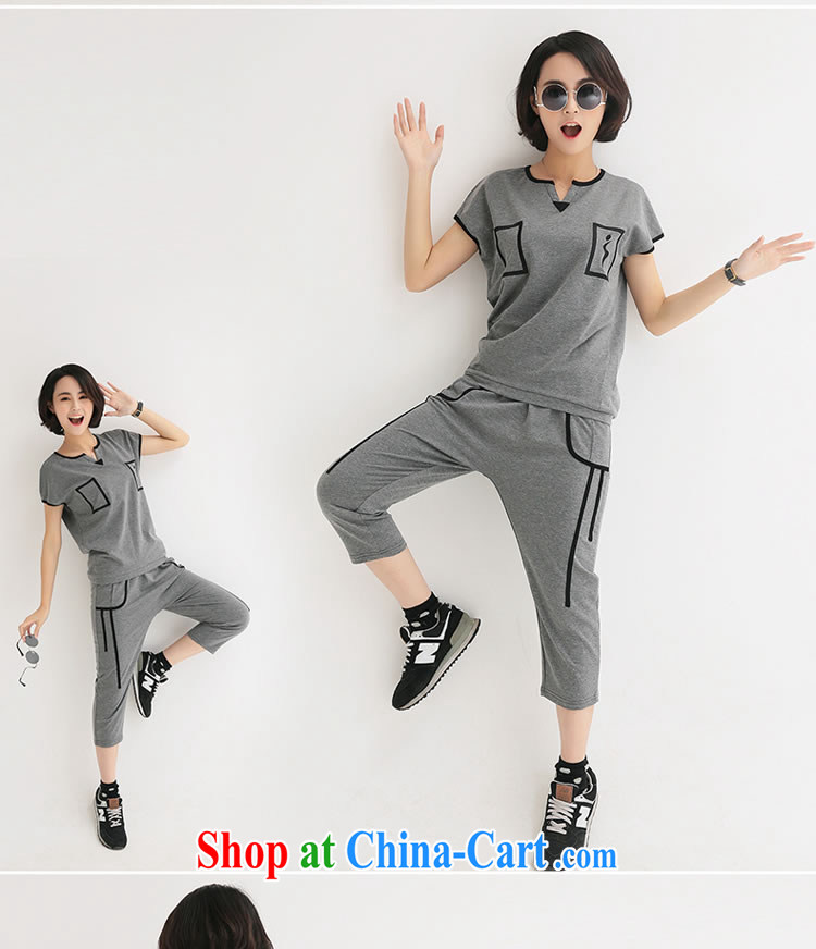 Optimize m Beauty Package Mail Delivery 2015 summer the Code women thick mm package 200 Jack 7 pants with short T bat sleeves Sport Kit blue 2 XL for 135 - 165 Jack pictures, price, brand platters! Elections are good character, the national distribution, so why buy now enjoy more preferential! Health