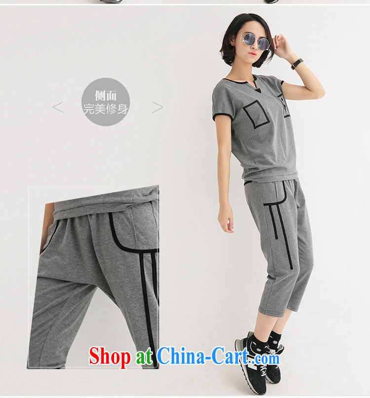 Optimize m Beauty Package Mail Delivery 2015 summer the Code women thick mm package 200 Jack 7 pants with short T bat sleeves Sport Kit blue 2 XL for 135 - 165 Jack pictures, price, brand platters! Elections are good character, the national distribution, so why buy now enjoy more preferential! Health