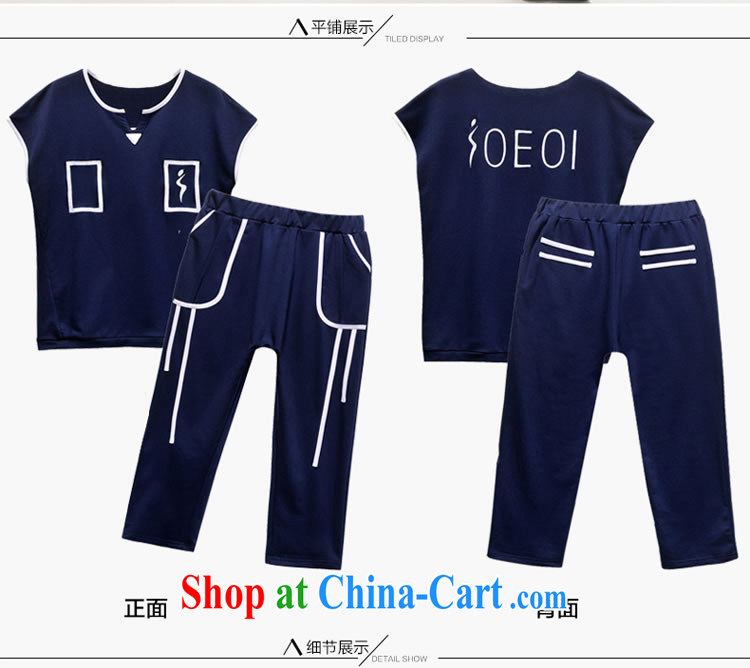Optimize m Beauty Package Mail Delivery 2015 summer the Code women thick mm package 200 Jack 7 pants with short T bat sleeves Sport Kit blue 2 XL for 135 - 165 Jack pictures, price, brand platters! Elections are good character, the national distribution, so why buy now enjoy more preferential! Health