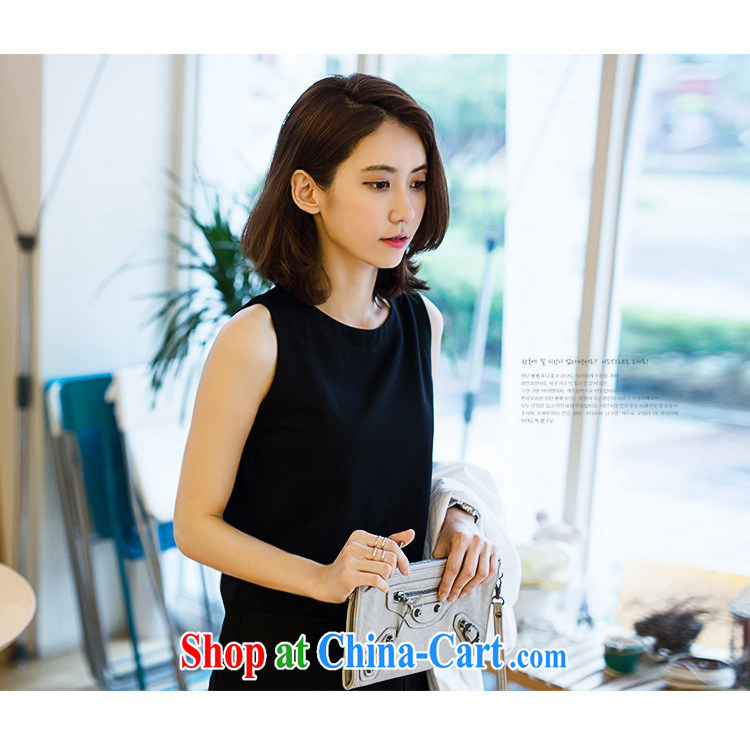 MissDonut 2015 summer New, and indeed increase, women mm thick 200 Jack video thin vest skirt thick sister sleeveless dresses Black Large Number 3 XL pictures, price, brand platters! Elections are good character, the national distribution, so why buy now enjoy more preferential! Health