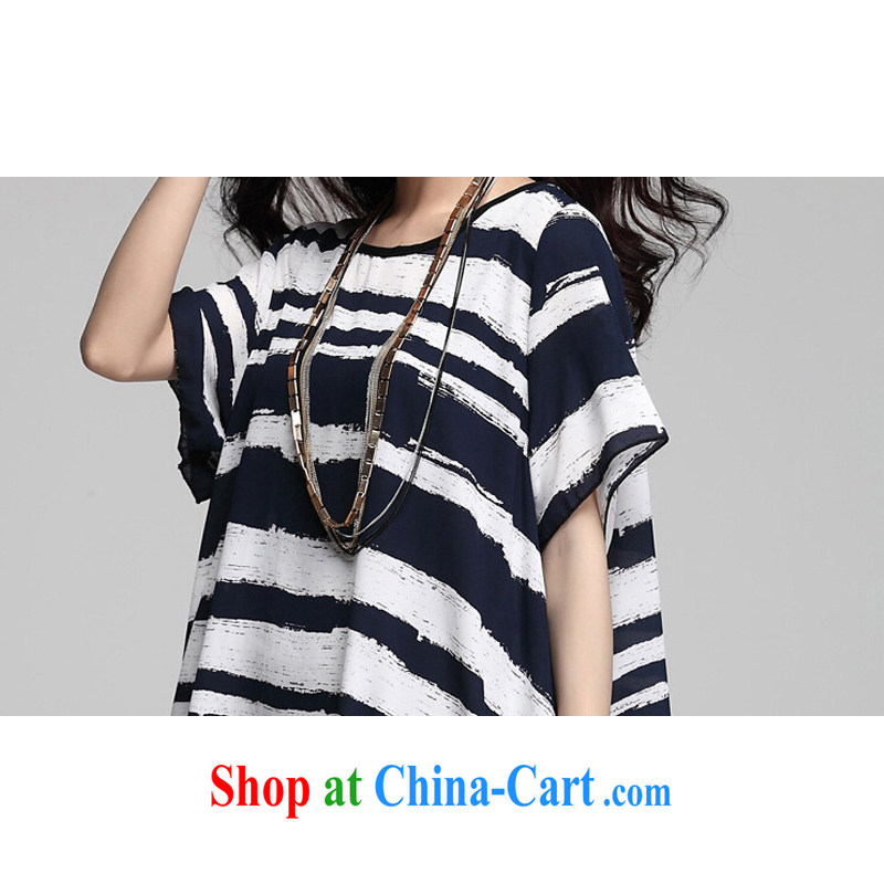 keun 苿 2015 spring and summer new paragraph does not rule, with 5 stripes cuff, long skirt loose the code dress JW G 7515 536 blue, code, and Keun 苿, shopping on the Internet