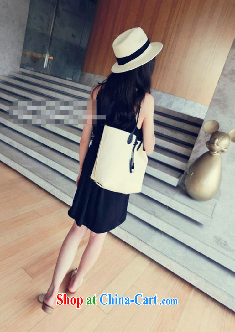 Flexible early summer 2015, focusing on the younger sister, female thick mm loose video thin GALLUS DRESS sleeveless dresses 200 jack to wear black XXXL pictures, price, brand platters! Elections are good character, the national distribution, so why buy now enjoy more preferential! Health