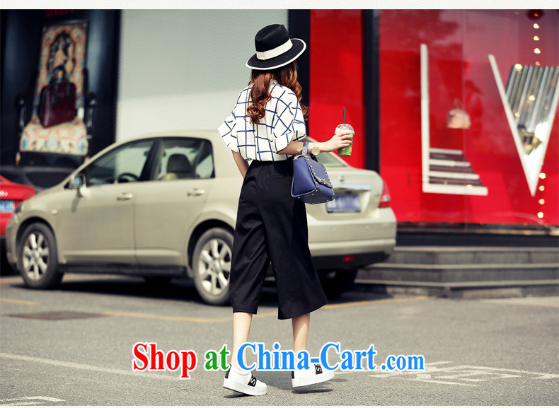 Summer 2015 new small Hong Kong style a wide leg Trouser press kit white L pictures, price, brand platters! Elections are good character, the national distribution, so why buy now enjoy more preferential! Health