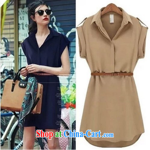 Hua 2015 Summer in Europe and America as well as summer skirt waist-high, short-sleeved summer Dress Collection cyan large code XXXXXL pictures, price, brand platters! Elections are good character, the national distribution, so why buy now enjoy more preferential! Health