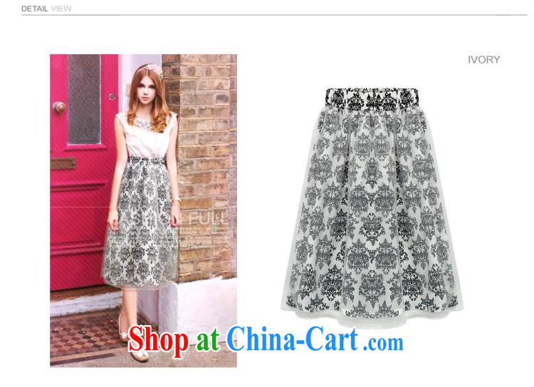 1000 if the FAT XL women summer 2015 New floral 100 hem skirt mm thick the root Sha graphics thin waist skirt elastic waist long skirt 912 white 4XL pictures, price, brand platters! Elections are good character, the national distribution, so why buy now enjoy more preferential! Health