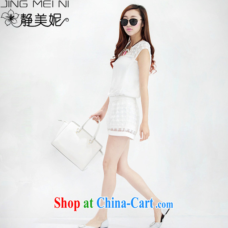 The Minnie summer 2015 new small incense, the root yarn snow woven two-piece load J 66,789 white XL, Minnie, shopping on the Internet