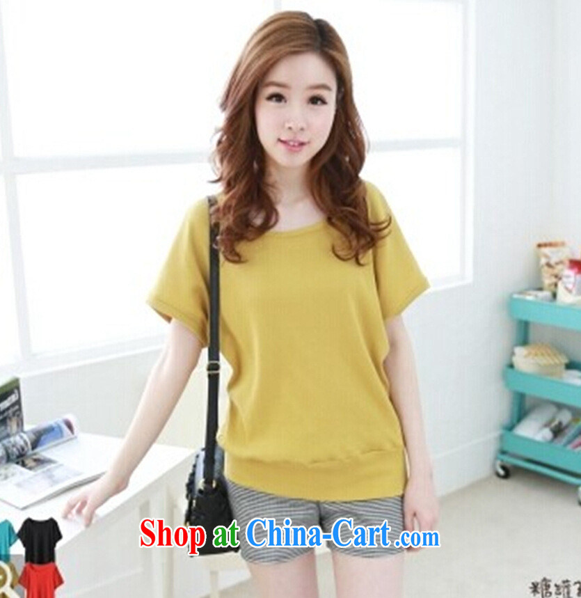 For health concerns 2015 Spring Sale at the Korean foreign trade female plain-color loose female T-shirt short-sleeved shirt T 8157 black, code, health concerns (Rvie .), and, on-line shopping