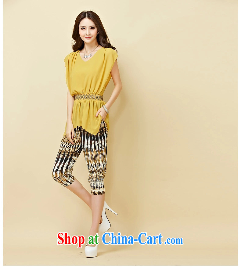 Park reception summer 2015, the Code women loose snow woven shirts female Harlan pants relaxed and modern two-part kit 9022 blue XXXL pictures, price, brand platters! Elections are good character, the national distribution, so why buy now enjoy more preferential! Health