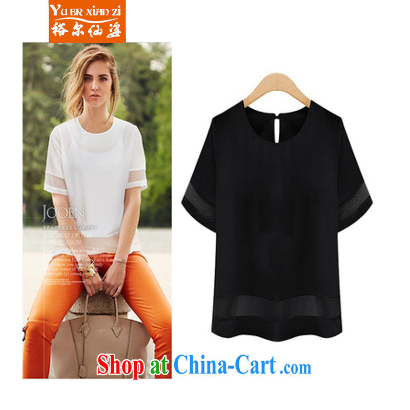 Yu's Sin City in Europe and indeed the XL 2015 summer new mm thick snow solid woven shirts last female black 5 XL recommends that you 175 - 200 jack, Yu, for sin (yuerxianzi), online shopping