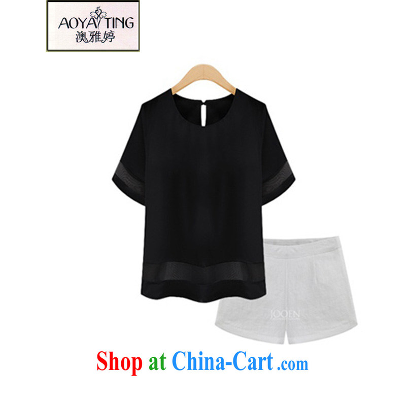 o Ya-ting 2015 New, and indeed increase, female summer thick mm video thin ice woven shirts T-shirt summer black 5 XL recommends that you 175 - 200 jack, O Ya-ting (aoyating), online shopping