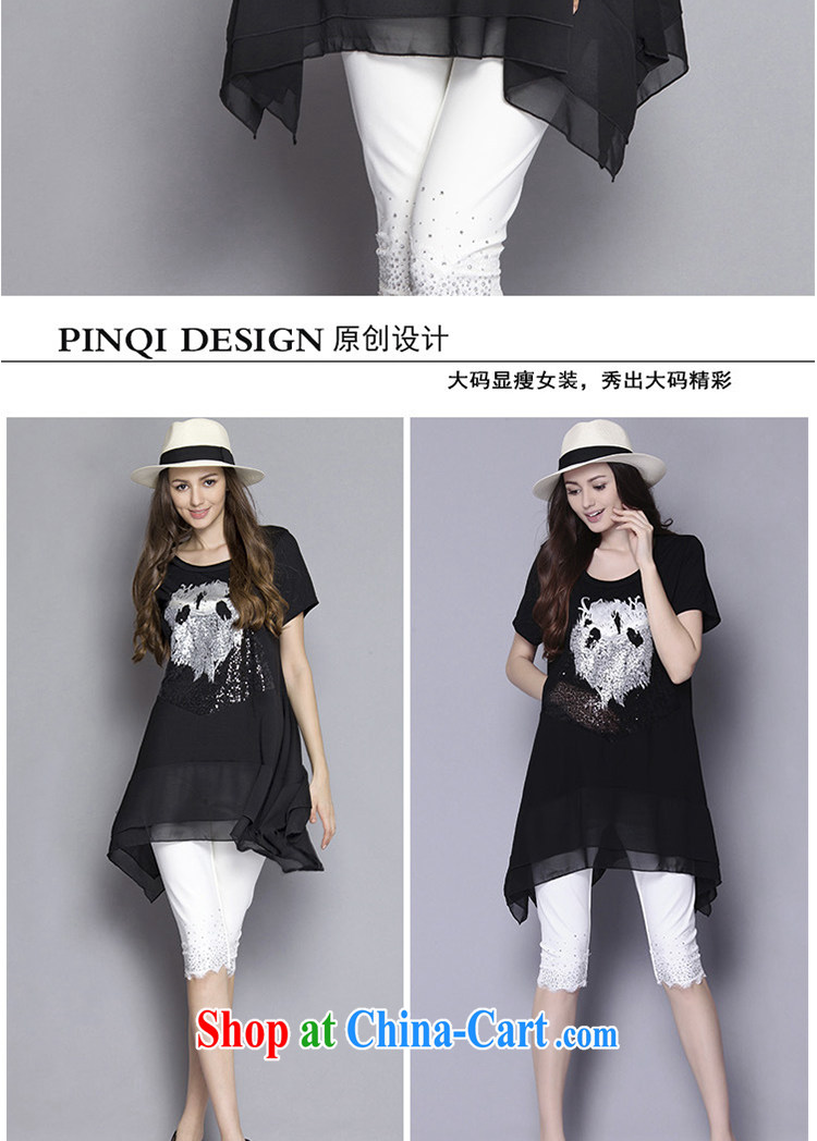 The Ting zhuangting 2015 summer leisure in Europe and the Code women lace beauty snow woven A Field stamp short-sleeved dresses 216 black 5 XL pictures, price, brand platters! Elections are good character, the national distribution, so why buy now enjoy more preferential! Health