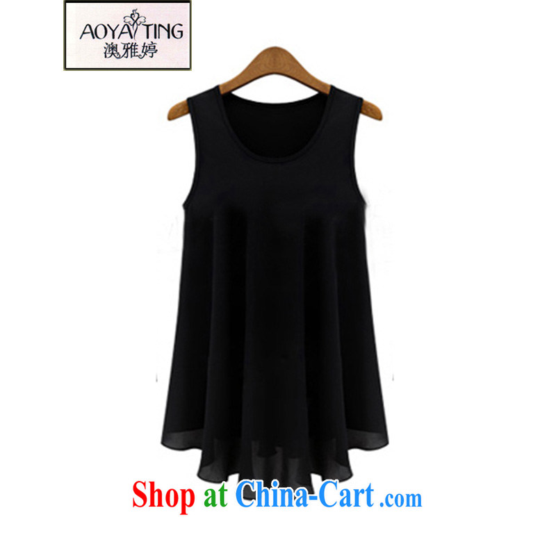 o Ya-ting 2015 New, and indeed increase, female summer thick, solid vest skirt video thin ice woven shirts summer black 5 XL recommends that you 175 - 200 jack, O Ya-ting (aoyating), online shopping