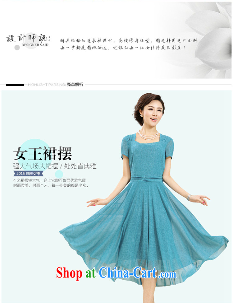 Dresses 2015 new female middle-aged beauty snow woven dresses summer short-sleeved larger mother in long dresses 3001 violet XXL pictures, price, brand platters! Elections are good character, the national distribution, so why buy now enjoy more preferential! Health