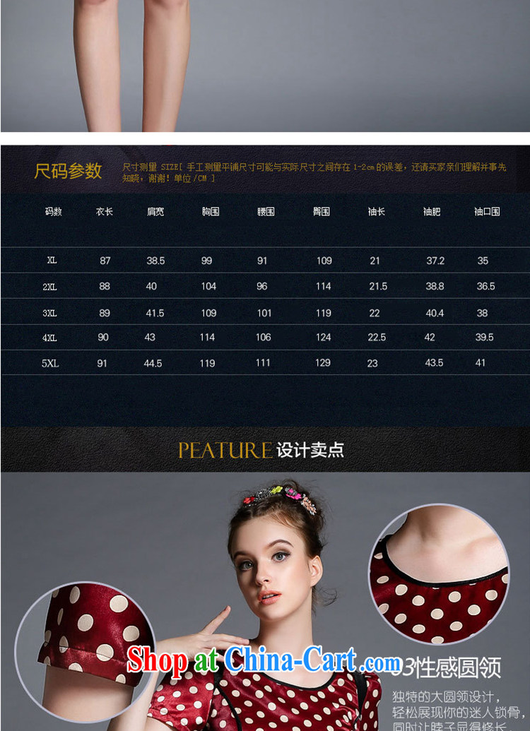 Replace-ting zhuangting 2015 summer new products in Europe and America, the female thick mm video thin stylish dot spell series dress 1862 picture color 5 XL pictures, price, brand platters! Elections are good character, the national distribution, so why buy now enjoy more preferential! Health