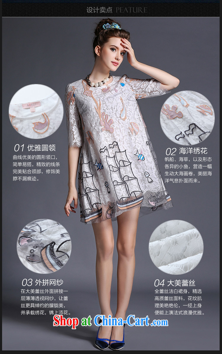 The Connie was a high-end European and American original and indeed increase, female 200 Jack 2015 summer new elegant web yarn embroidery, cuff lace dresses G 682 pink XXXXXL pictures, price, brand platters! Elections are good character, the national distribution, so why buy now enjoy more preferential! Health