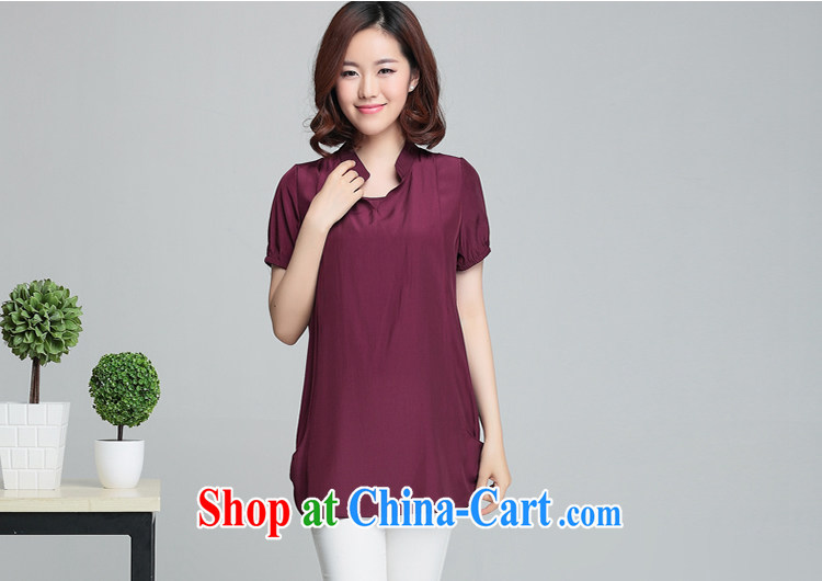 100 Li film mm thick 2015 summer video thin loose short-sleeve T shirts and indeed increase, female small V snow for woven shirts wine red 4-XL - recommendations 155 - 175 Jack pictures, price, brand platters! Elections are good character, the national distribution, so why buy now enjoy more preferential! Health
