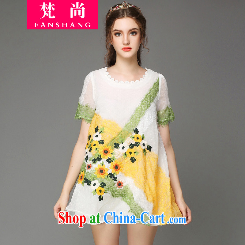 O'Neill could bring about 015 European and American large code female summer new thick mm maximum code stamp stitching graphics thin beauty dresses black XL pictures, price, brand platters! Elections are good character, the national distribution, so why buy now enjoy more preferential! Health