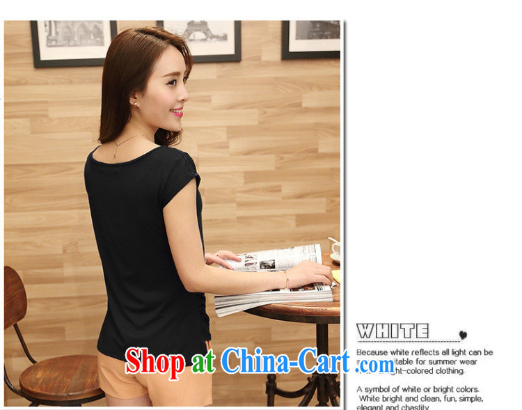 Morning would be 2015 summer New, and indeed increase, female fat mm 100 cultivating ground graphics thin round-collar solid T shirt style milk Silk Knitting T-shirt light gray 5 XL pictures, price, brand platters! Elections are good character, the national distribution, so why buy now enjoy more preferential! Health