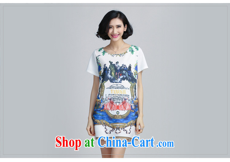The 2015 Ms larger female summer graphics thin retro the FAT and FAT sister A Field skirt dresses W 069 white XXXL pictures, price, brand platters! Elections are good character, the national distribution, so why buy now enjoy more preferential! Health