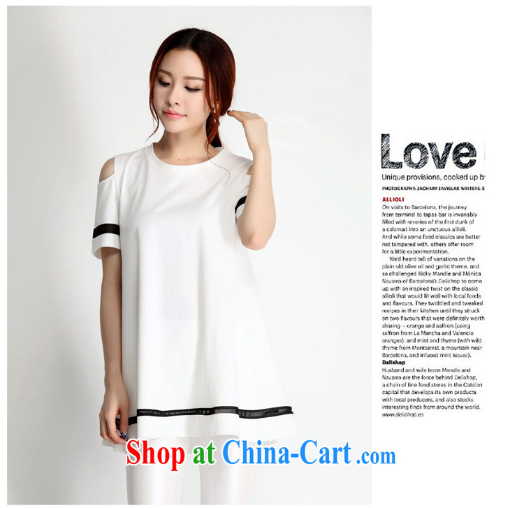 Sunrise House, in accordance with Cabinet 2015 summer Korean bare shoulders relaxed short-sleeved larger women dress 1825 #white XXL pictures, price, brand platters! Elections are good character, the national distribution, so why buy now enjoy more preferential! Health