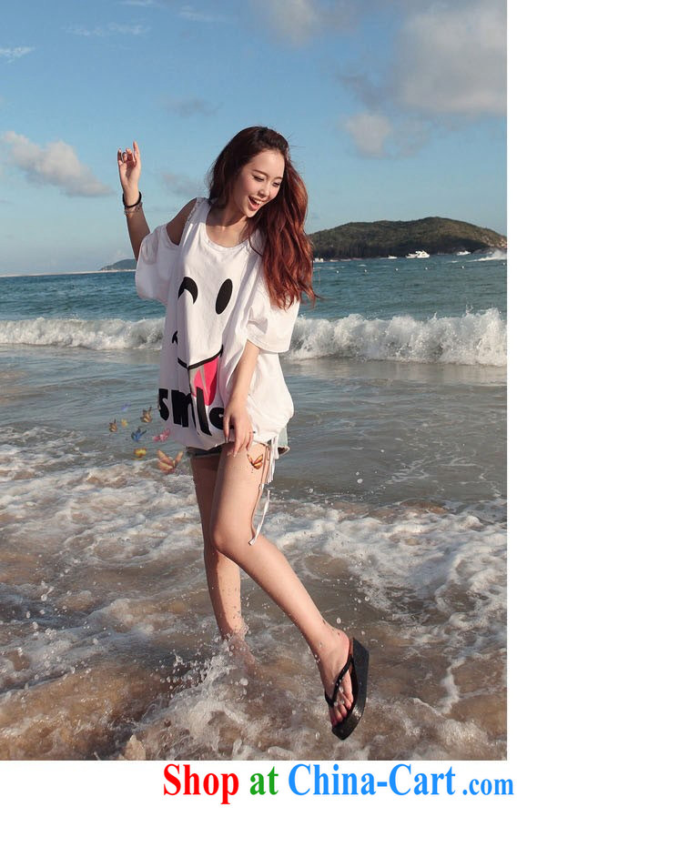 Beautiful agreement summer 2015 with new Korean female loose the code short-sleeved T pension 200 jack to wear thick MM dresses SJL 9920 white are code pictures, price, brand platters! Elections are good character, the national distribution, so why buy now enjoy more preferential! Health