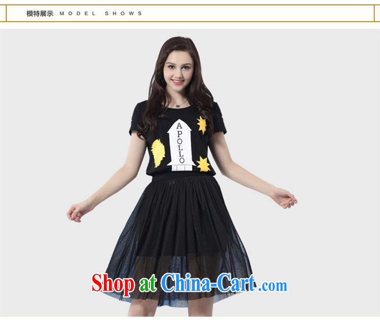 The Constitution is the female 2015 summer new mm thick beauty graphics thin two-piece fun stamp dress 2615 black 128/5 XL pictures, price, brand platters! Elections are good character, the national distribution, so why buy now enjoy more preferential! Health