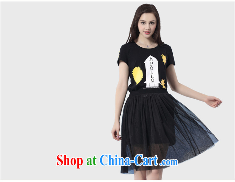 The Constitution is the female 2015 summer new mm thick beauty graphics thin two-piece fun stamp dress 2615 black 128/5 XL pictures, price, brand platters! Elections are good character, the national distribution, so why buy now enjoy more preferential! Health