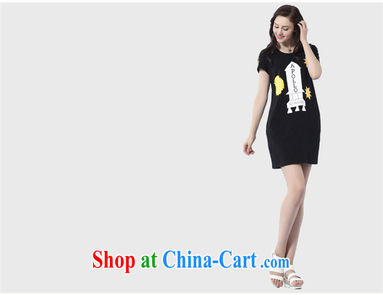 The Constitution is the female 2015 summer new mm thick beauty graphics thin two-piece fun stamp dress 2615 black 128/5 XL pictures, price, brand platters! Elections are good character, the national distribution, so why buy now enjoy more preferential! Health