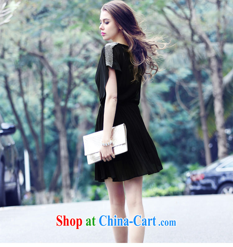 o Ya-ting 2015 New, and indeed increase, female summer thick mm video thin ice woven short-sleeved dresses female black 5 XL recommends that you 175 - 200 Jack pictures, price, brand platters! Elections are good character, the national distribution, so why buy now enjoy more preferential! Health