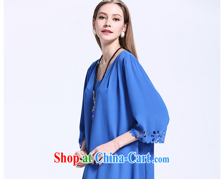 Raman Narayanan 褆 summer 2015 new, larger female V collar-A field the code dress blue 3 XL pictures, price, brand platters! Elections are good character, the national distribution, so why buy now enjoy more preferential! Health