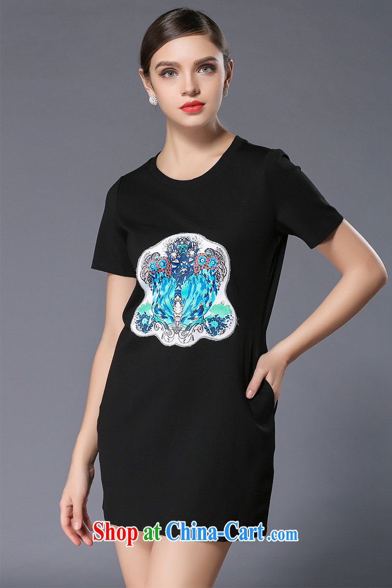 The silk, honey XL girls thick MM graphics thin 2015 summer cartoon stamp beauty dresses ZZ 3362 owl 4 XL (165 jack - 180 Jack through) pictures, price, brand platters! Elections are good character, the national distribution, so why buy now enjoy more preferential! Health