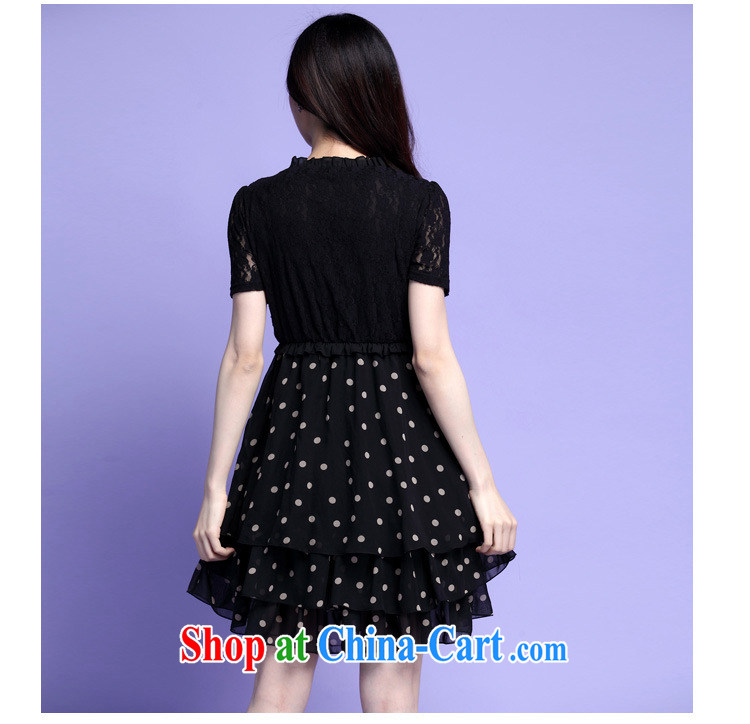 Loved summer NEW GRAPHICS thin beauty mm thick XL female wave point lace snow woven leave of two garment 3702 black 4XL pictures, price, brand platters! Elections are good character, the national distribution, so why buy now enjoy more preferential! Health
