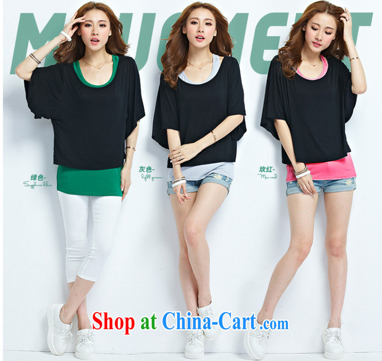 Find Cayman 2015 summer new loose two-piece 5 XL larger female vest T pension women 1107 green 4 XL pictures, price, brand platters! Elections are good character, the national distribution, so why buy now enjoy more preferential! Health