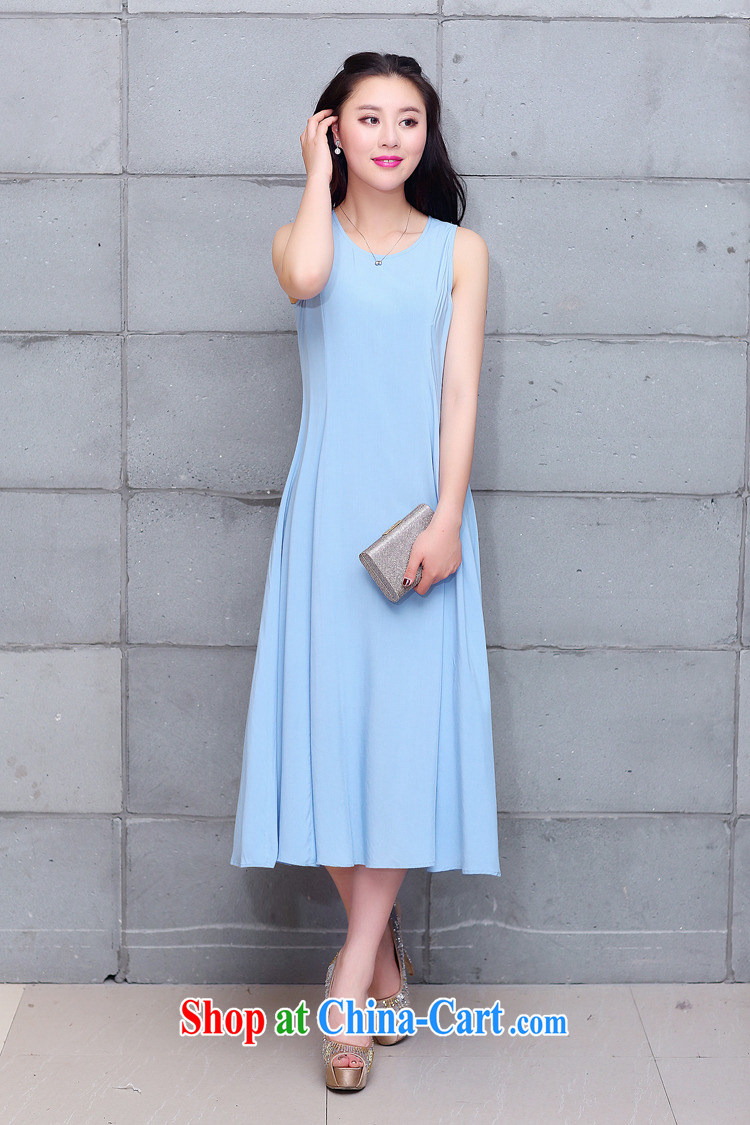 The Ju-yi, the Code women dresses 2015 summer new thick sister Bohemia snow woven skirts dresses YJ possession 168 cyan XXXL pictures, price, brand platters! Elections are good character, the national distribution, so why buy now enjoy more preferential! Health