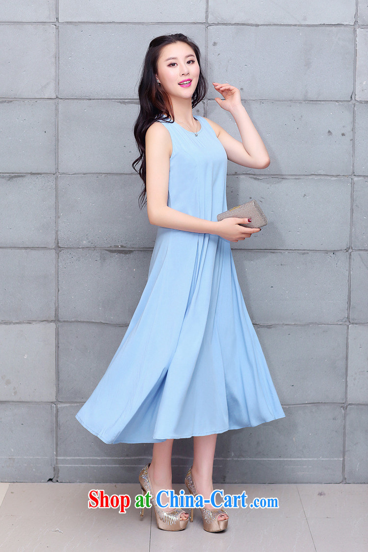 The Ju-yi, the Code women dresses 2015 summer new thick sister Bohemia snow woven skirts dresses YJ possession 168 cyan XXXL pictures, price, brand platters! Elections are good character, the national distribution, so why buy now enjoy more preferential! Health