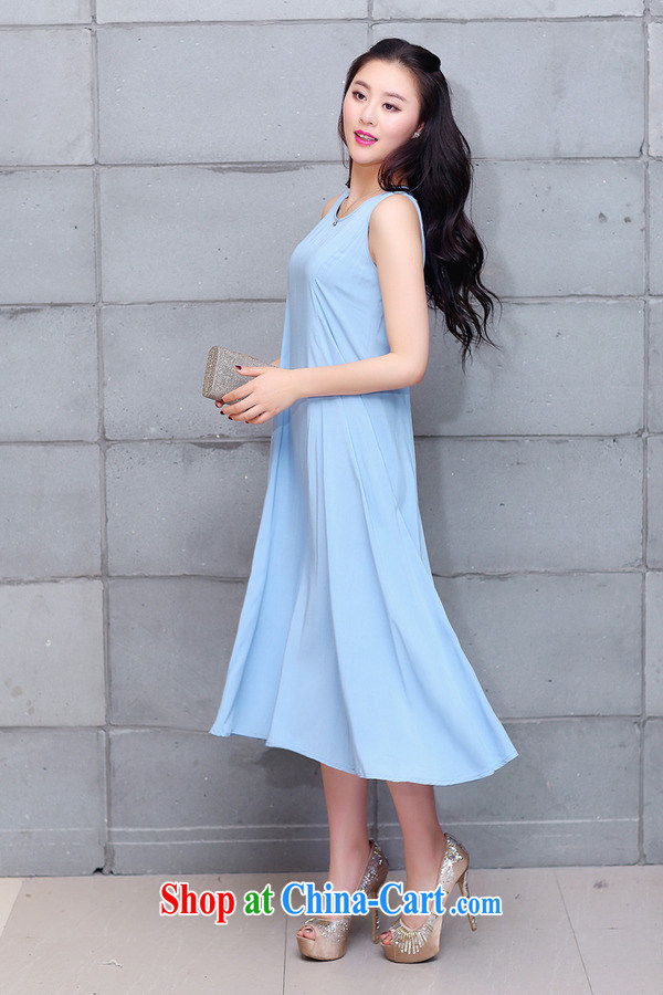 The Ju-yi, the Code women dresses 2015 summer new thick sister Bohemia snow woven skirts dresses YJ possession 168 cyan XXXL pictures, price, brand platters! Elections are good character, the national distribution, so why buy now enjoy more preferential! Health