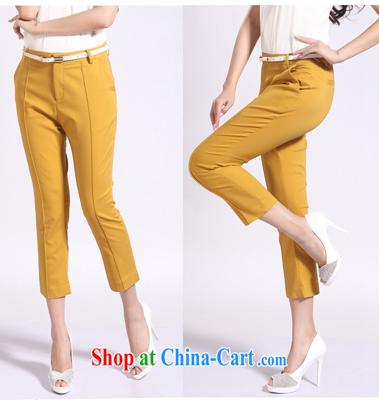 Crescent sets the code women 2015 spring and summer maximum number 9 pants summer thin thick mm leisure large, high-waist pants black 29 pictures, price, brand platters! Elections are good character, the national distribution, so why buy now enjoy more preferential! Health
