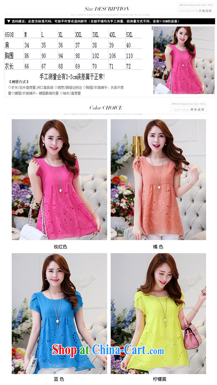 flower girl Isabelle summer 2015 new Korean Modern Languages Empty burning flower long the code graphics thin thick snow MM woven shirts T-shirt girl D 1757 by red 4 XL pictures, price, brand platters! Elections are good character, the national distribution, so why buy now enjoy more preferential! Health
