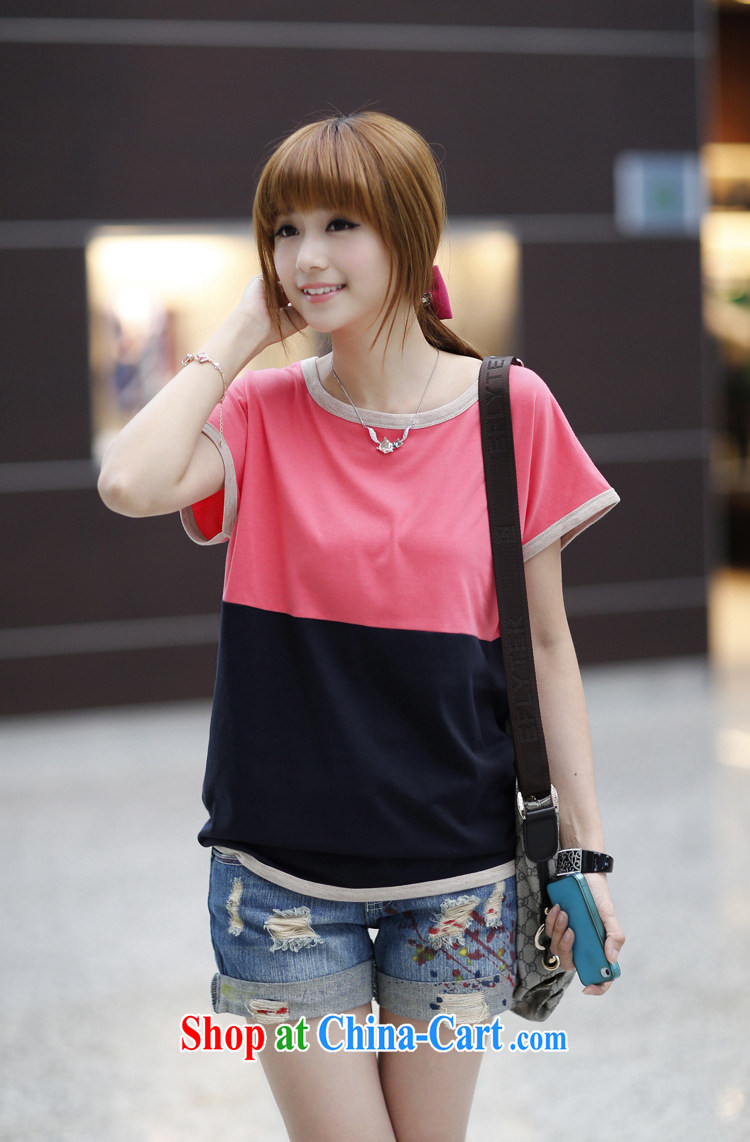 The Terrace 2015 summer new Korean version the code female loose short sleeve shirt T women 618 Women urged the pink XXL pictures, price, brand platters! Elections are good character, the national distribution, so why buy now enjoy more preferential! Health