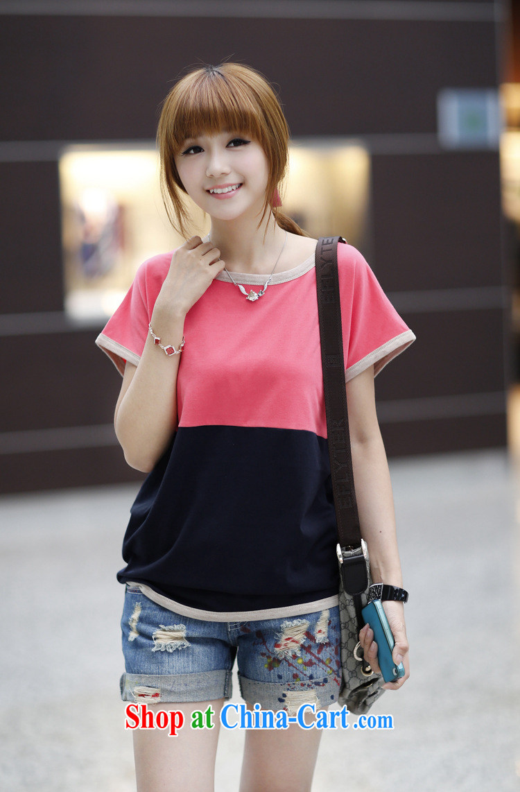 The Terrace 2015 summer new Korean version the code female loose short sleeve shirt T women 618 Women urged the pink XXL pictures, price, brand platters! Elections are good character, the national distribution, so why buy now enjoy more preferential! Health