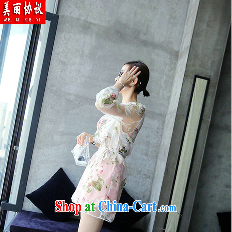 Beautiful agreement 2015 King, female-clothed and 200 jack, long cardigan sunscreen clothing transparent thin coat SJL 2622 XXXL suits, beautiful, and, shopping on the Internet