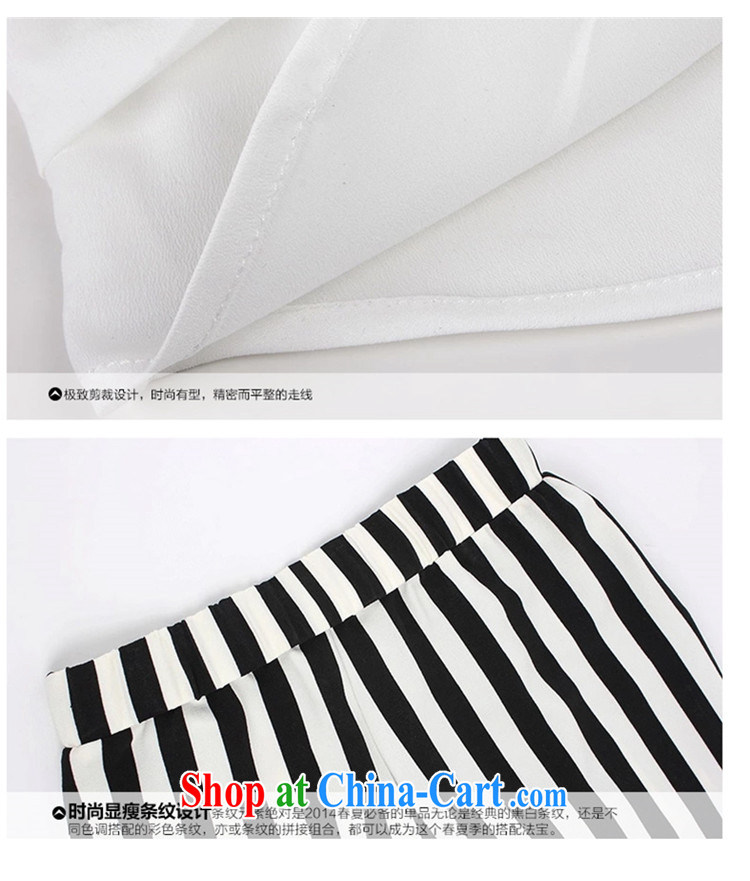 sharp picking 2015 new, the United States and Europe, female video thin package weight 200 mm jack short-sleeved T shirt + striped trousers package the ventricular hypertrophy fat people graphics thin, T-shirt + pants larger XXXXL pictures, price, brand platters! Elections are good character, the national distribution, so why buy now enjoy more preferential! Health