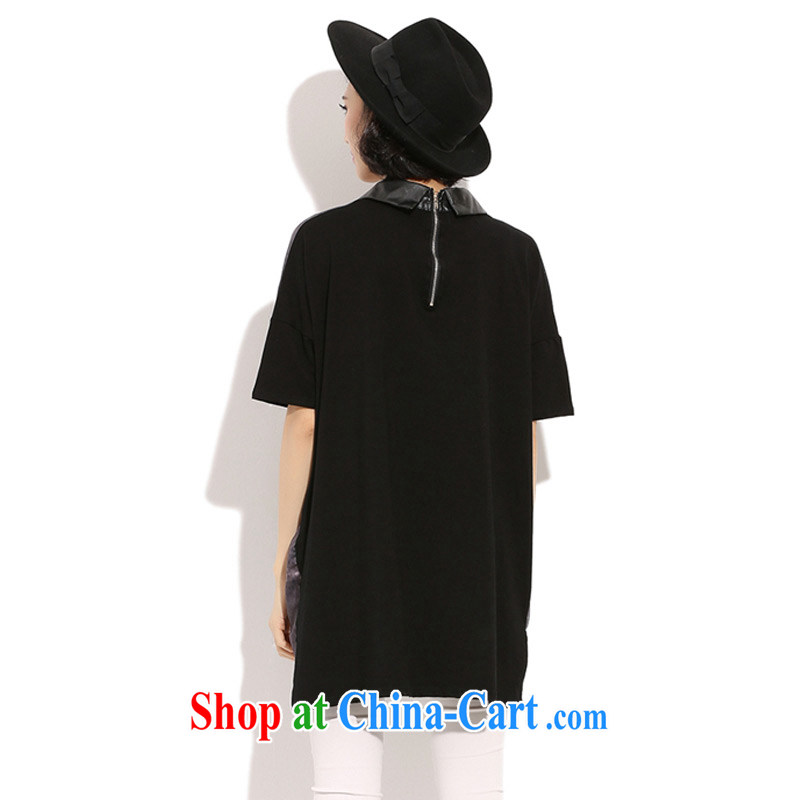 Director of the Advisory Committee 2015 summer new, indeed the XL women mm thick loose video thin, long, short-sleeved shirt T-shirt T-shirt black relaxed, code, and made the Advisory Committee (mmys), shopping on the Internet