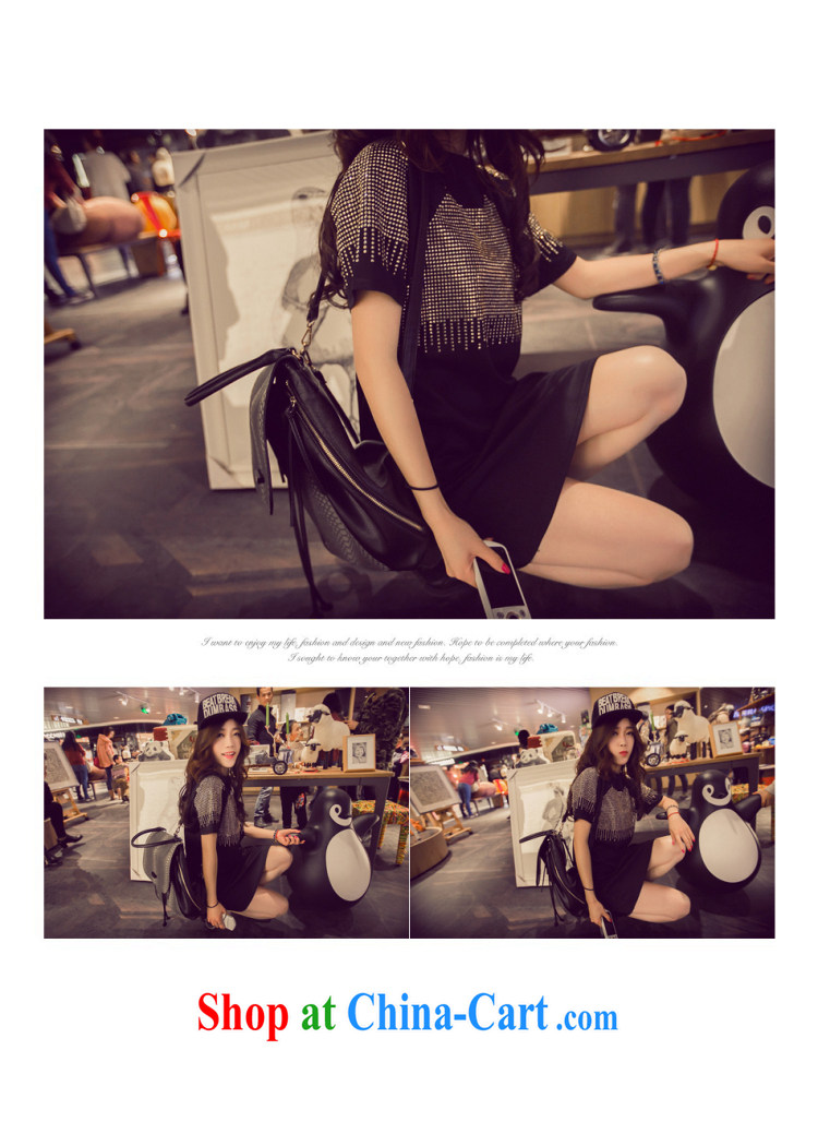 o Ya-ting 2015 New, and indeed increase, female summer mm thick, long, short-sleeved shirt T girl dress black 3 XL recommends that you 160 - 200 Jack pictures, price, brand platters! Elections are good character, the national distribution, so why buy now enjoy more preferential! Health