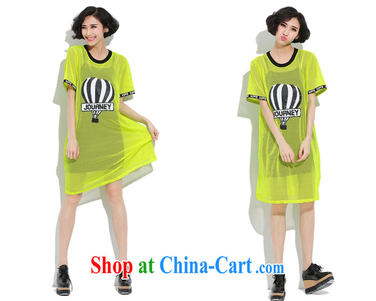 Let me clear the Advisory Committee 2015 summer new Europe and indeed the XL women mm thick mesh Openwork fluoroscopy replace short-sleeved double-yi skirt fluorescent green single layer loose all code pictures, price, brand platters! Elections are good character, the national distribution, so why buy now enjoy more preferential! Health