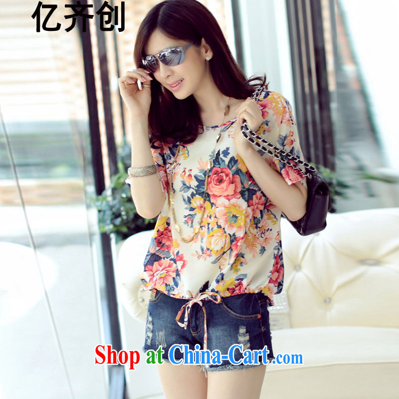 100 million new summer, new 200 Jack The Code women loose fat, video thin ice woven shirts picture color XXXL