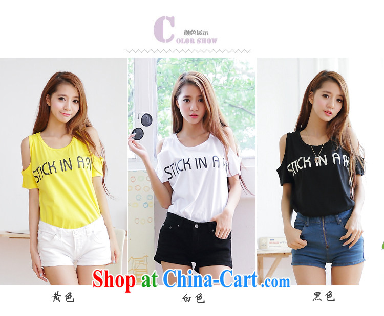 Shu, Shi-fashion sense of your shoulders T shirts girls summer short-sleeved Korean students loose in the summer cotton letter T unique personalized thick mm sweet small T-shirt black XL pictures, price, brand platters! Elections are good character, the national distribution, so why buy now enjoy more preferential! Health