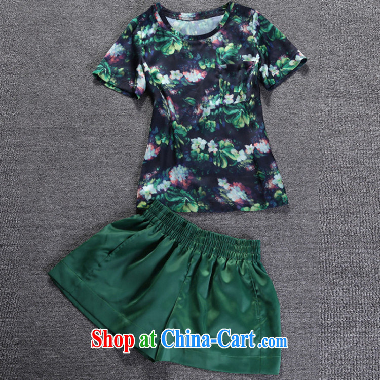 In the summer 2015 new thick mm stylish short-sleeve T shirts shorts Extra Large, snow-woven two-piece Leisure package - 8955 green 3 XL pictures, price, brand platters! Elections are good character, the national distribution, so why buy now enjoy more preferential! Health